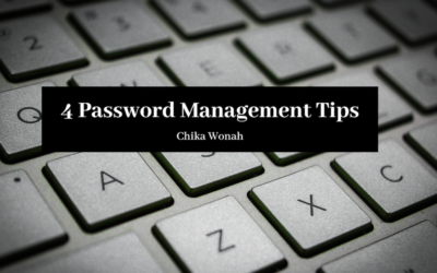 4 Password Management Tips